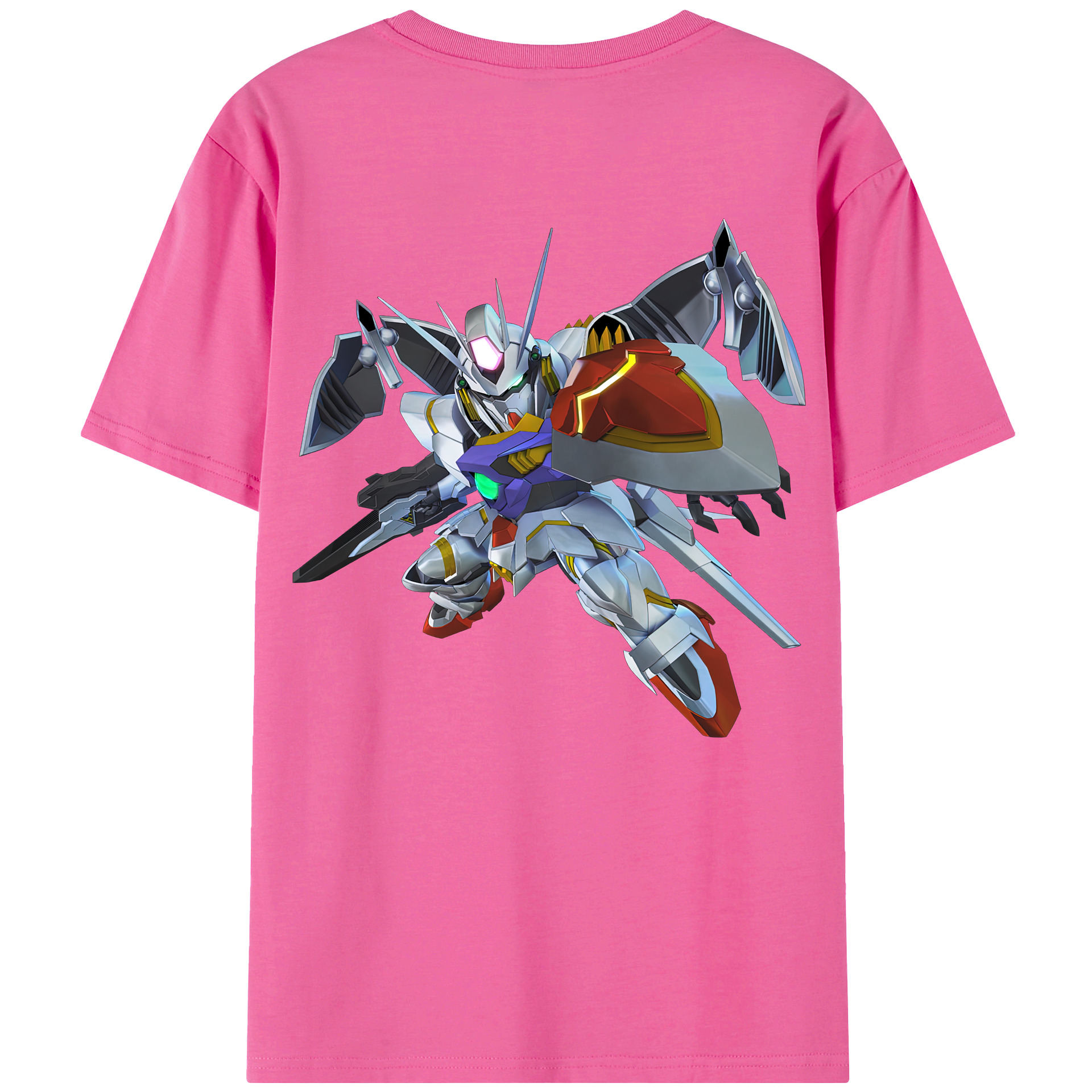 （画像用） 機動戦士ガンダム Mobile Suit Gundam レディース半袖Tシャツ(バックプリント)